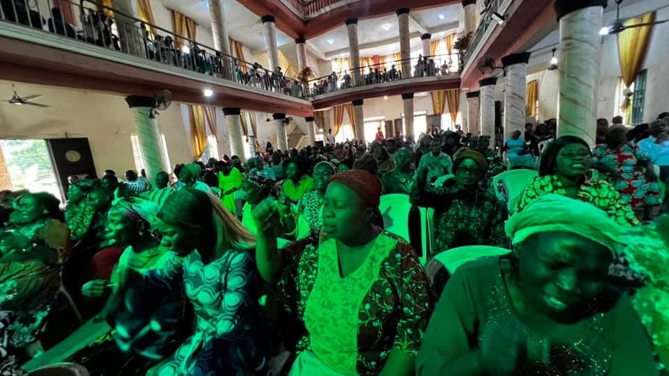 A congregation during a ministry gathering